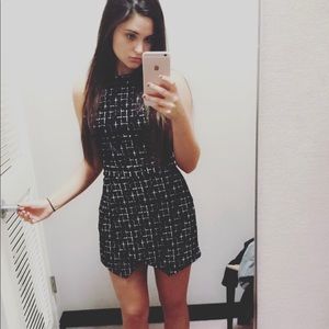 Romper black and white